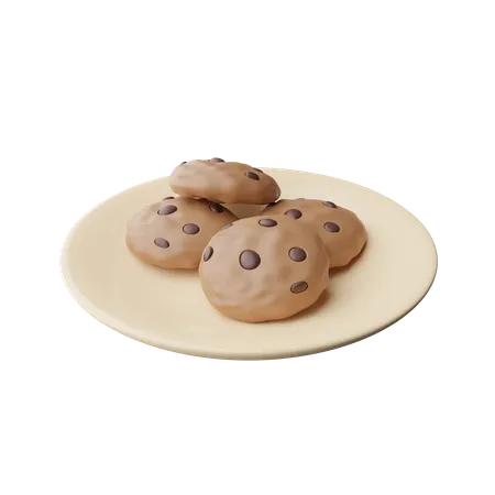 Cookies  3D Icon