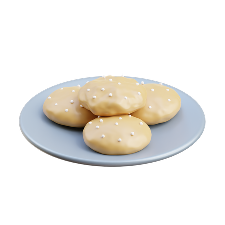 Cookies  3D Icon