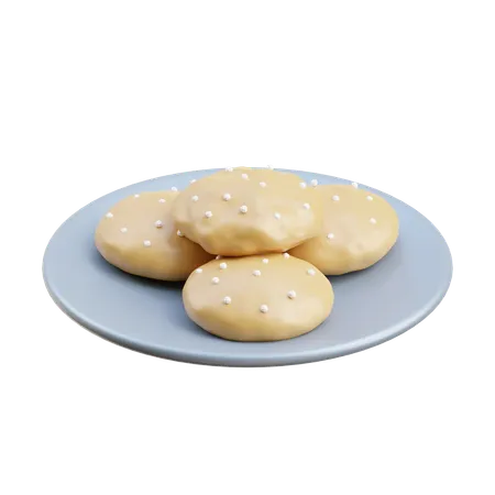 Cookies  3D Icon