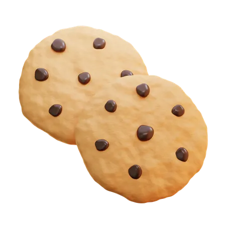 Cookies  3D Icon