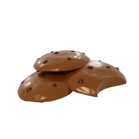 Cookies  3D Icon