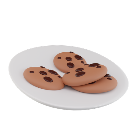 Cookies  3D Icon