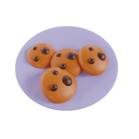 Cookies  3D Icon