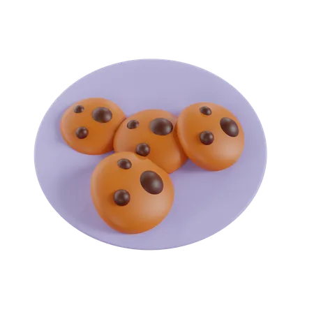 Cookies  3D Icon