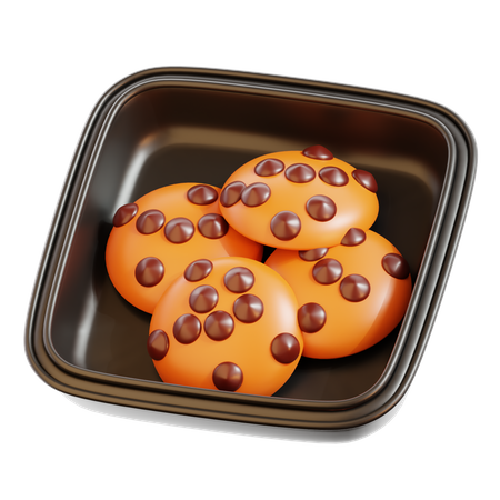 Cookies  3D Icon