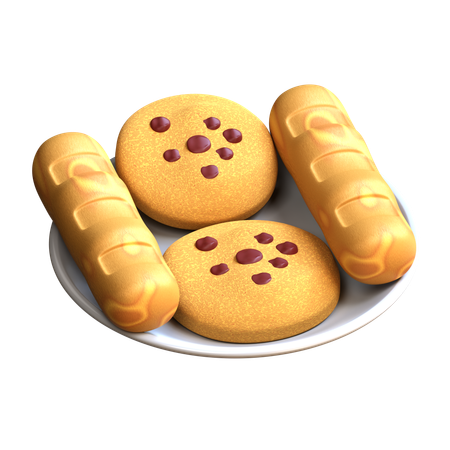 Cookies  3D Icon