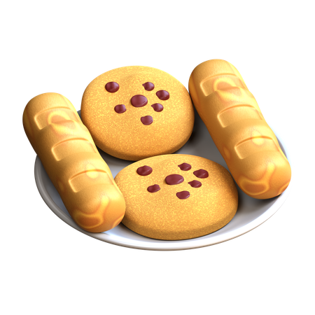 Cookies  3D Icon