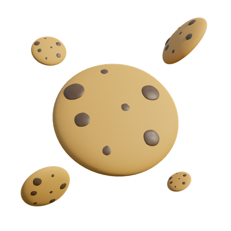 Cookies  3D Icon