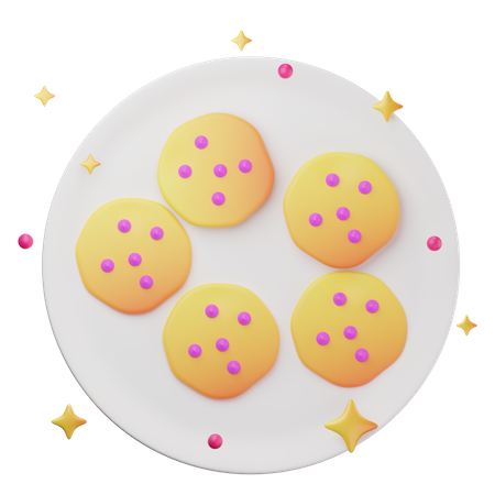 Cookies  3D Icon