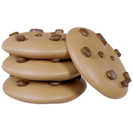 Cookies  3D Icon