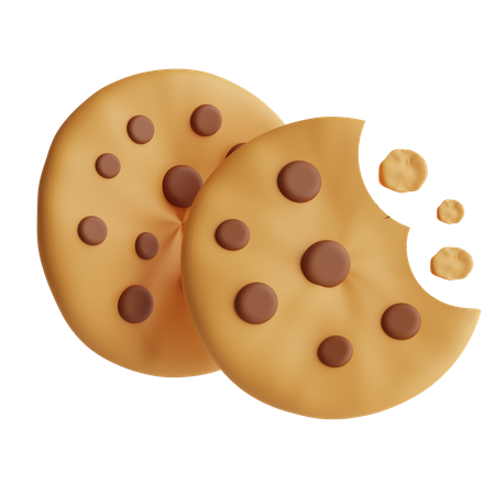 Cookies  3D Icon