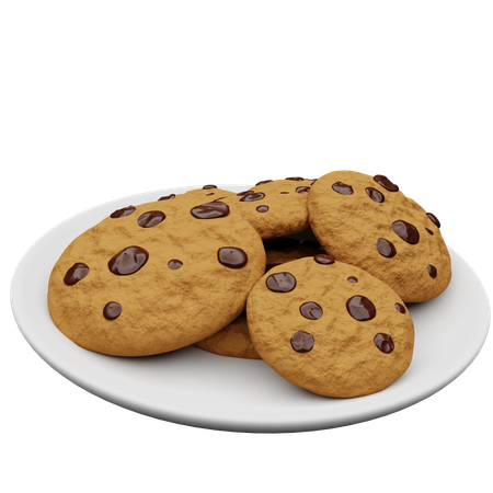 Cookies  3D Icon