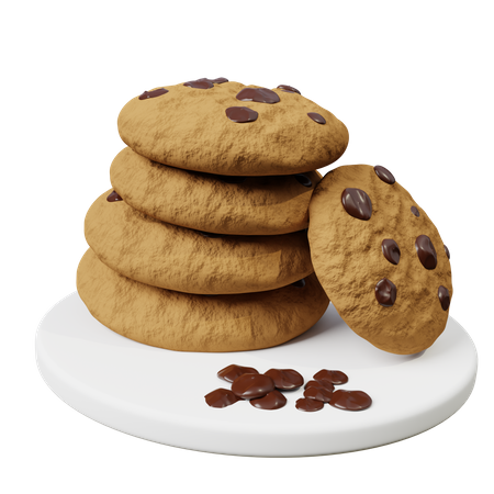 Cookies  3D Icon