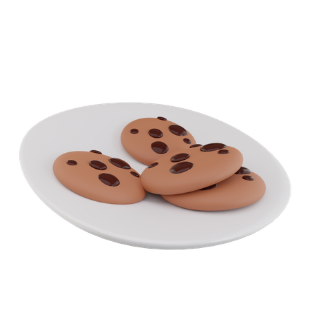 Cookies  3D Icon