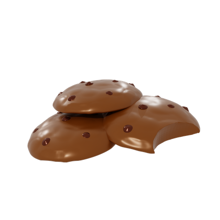 Cookies  3D Icon