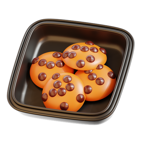 Cookies  3D Icon