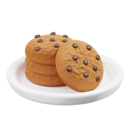 Cookies  3D Icon