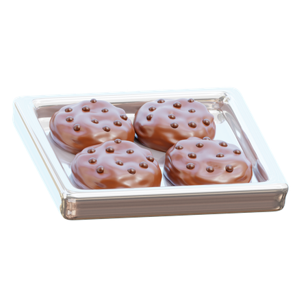 Cookies  3D Icon
