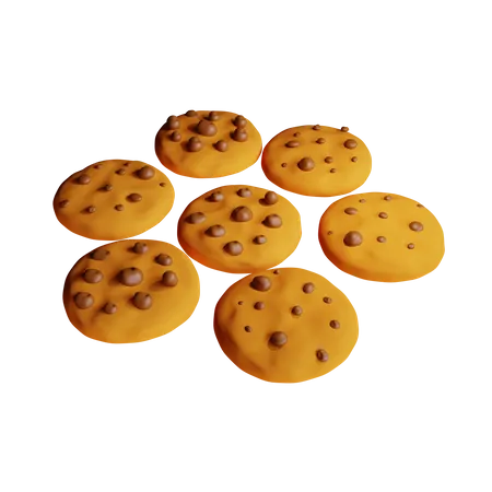 Cookies  3D Illustration