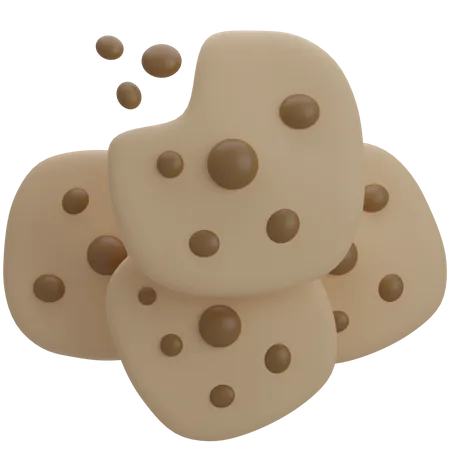 Biscuits  3D Icon