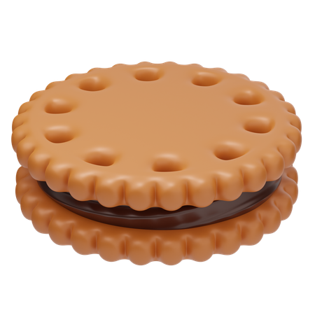 Cookies and Cream  3D Icon