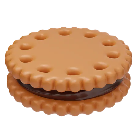 Cookies and Cream  3D Icon