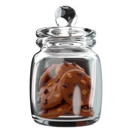 3 D Birthday Icon Chocolate Chip Cookie Jar 3D Icon
