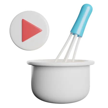 料理  3D Icon