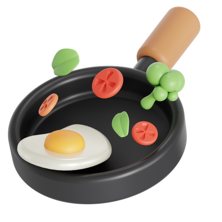 Cooking food  3D Icon