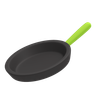 3d cooking pan emoji