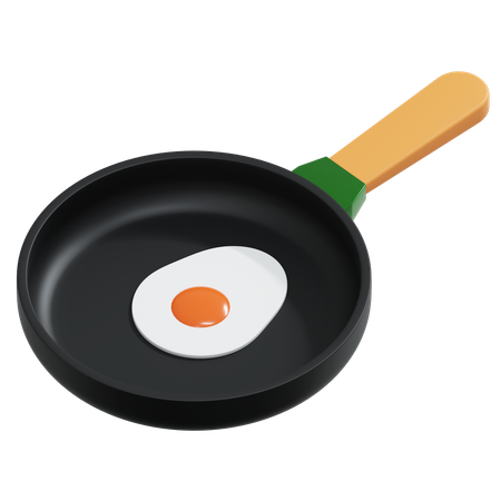 Cooking Pan  3D Icon