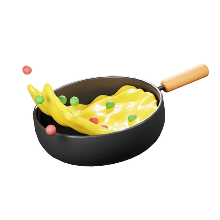 Cooking Pan  3D Icon