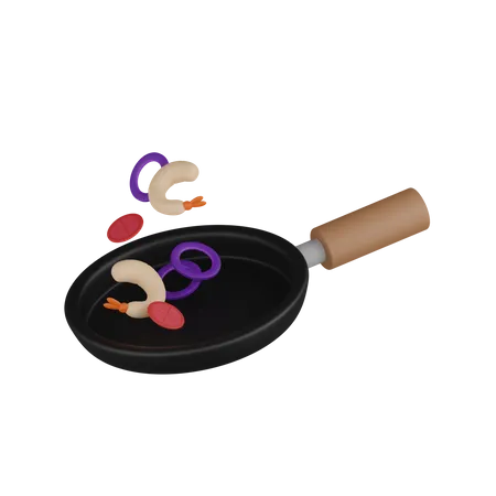 Cooking Pan  3D Icon