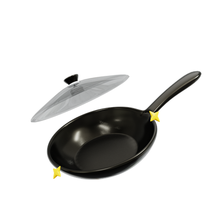 Cooking Pan 3D Icon