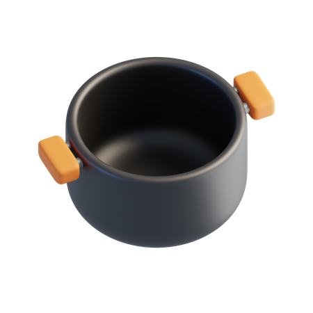 調理鍋  3D Icon