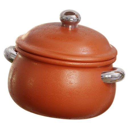 Cooking Pot  3D Icon