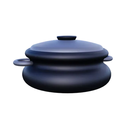 Cooking Pot  3D Icon