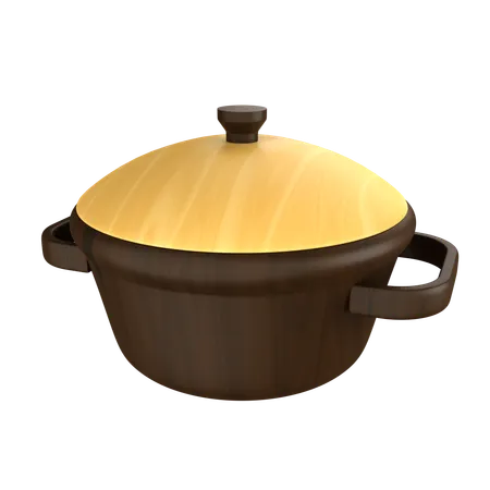 Cooking Pot  3D Icon