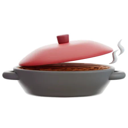 Cooking Pot  3D Icon