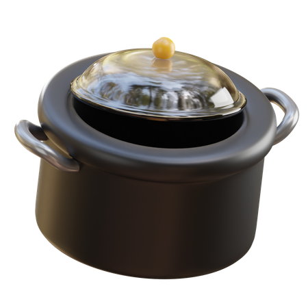 Cooking Pot  3D Icon