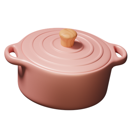 Cooking Pot  3D Icon