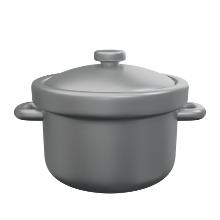 Cooking Pot  3D Icon