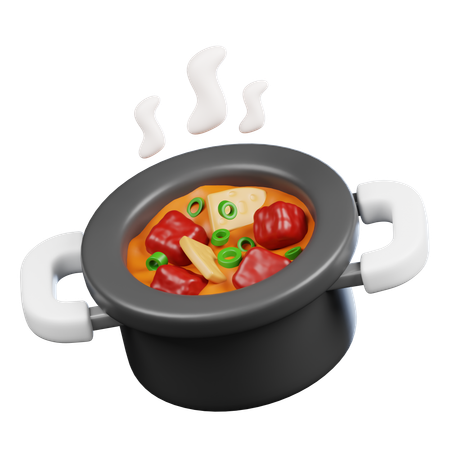 Cooking Pot  3D Icon