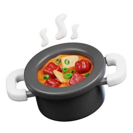 Cooking Pot  3D Icon