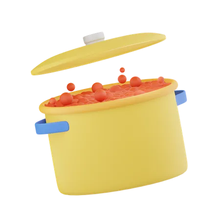 Cooking Pot  3D Icon