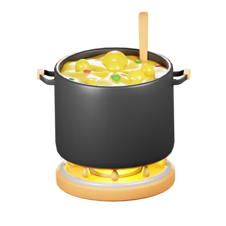 Cooking Pot  3D Icon