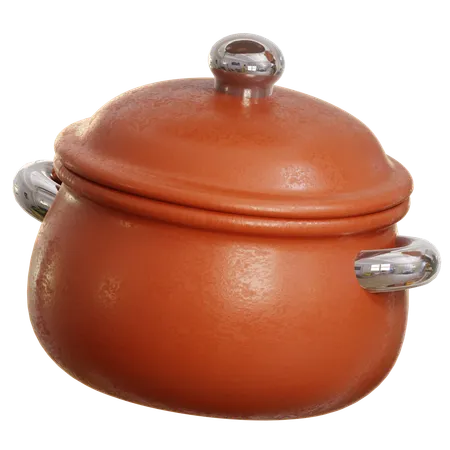 Cooking Pot  3D Icon