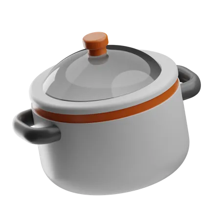 Cooking Pot  3D Icon