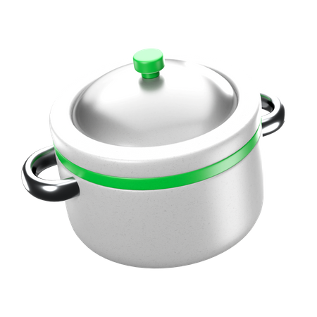 Cooking Pot  3D Icon