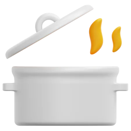 Cooking Pot  3D Icon